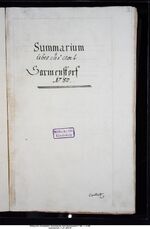 KAE, B.16/65: Summarium T1: Amt T (Sarmenstorf), Faszikel T.A - T.NB